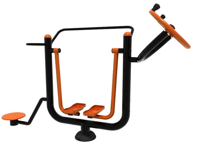 Cụm 3 chức năng: đi bộ trên không, xoay lưng eo, tập tay vai