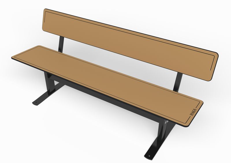 Park Bench Ekeby HPL