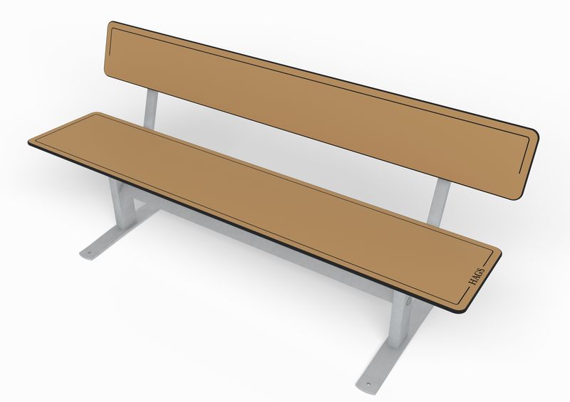 Park Bench Ekeby HPL